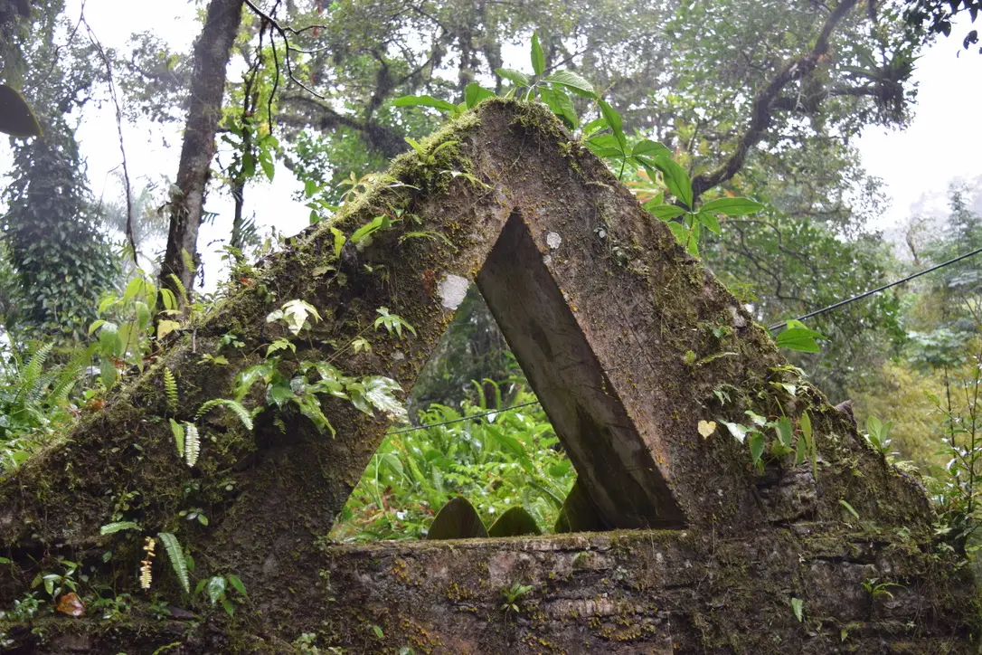 A triangle in a stone