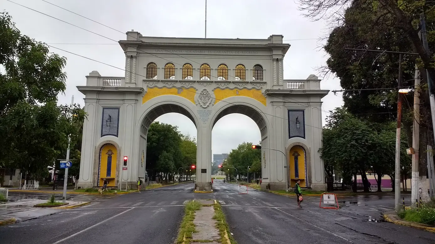 Vallarta arc monument in Guadalajara